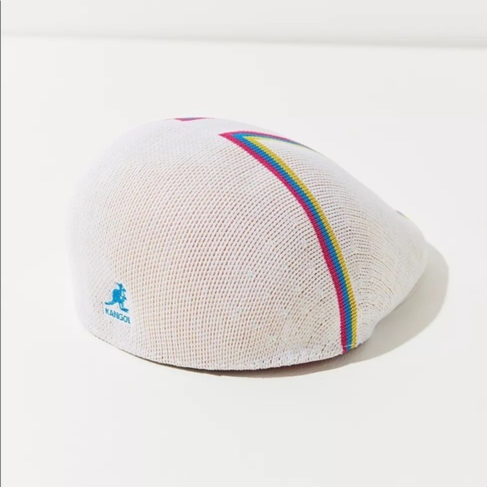 Kangol Angle Stripe 507 Flat Cap - Picture 3 of 4